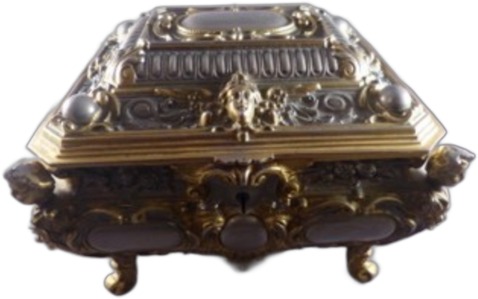 Art Nouveau Metal Box