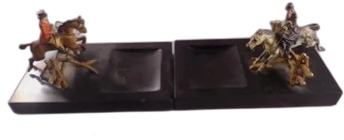 Vienna Bronze Horse Bookends