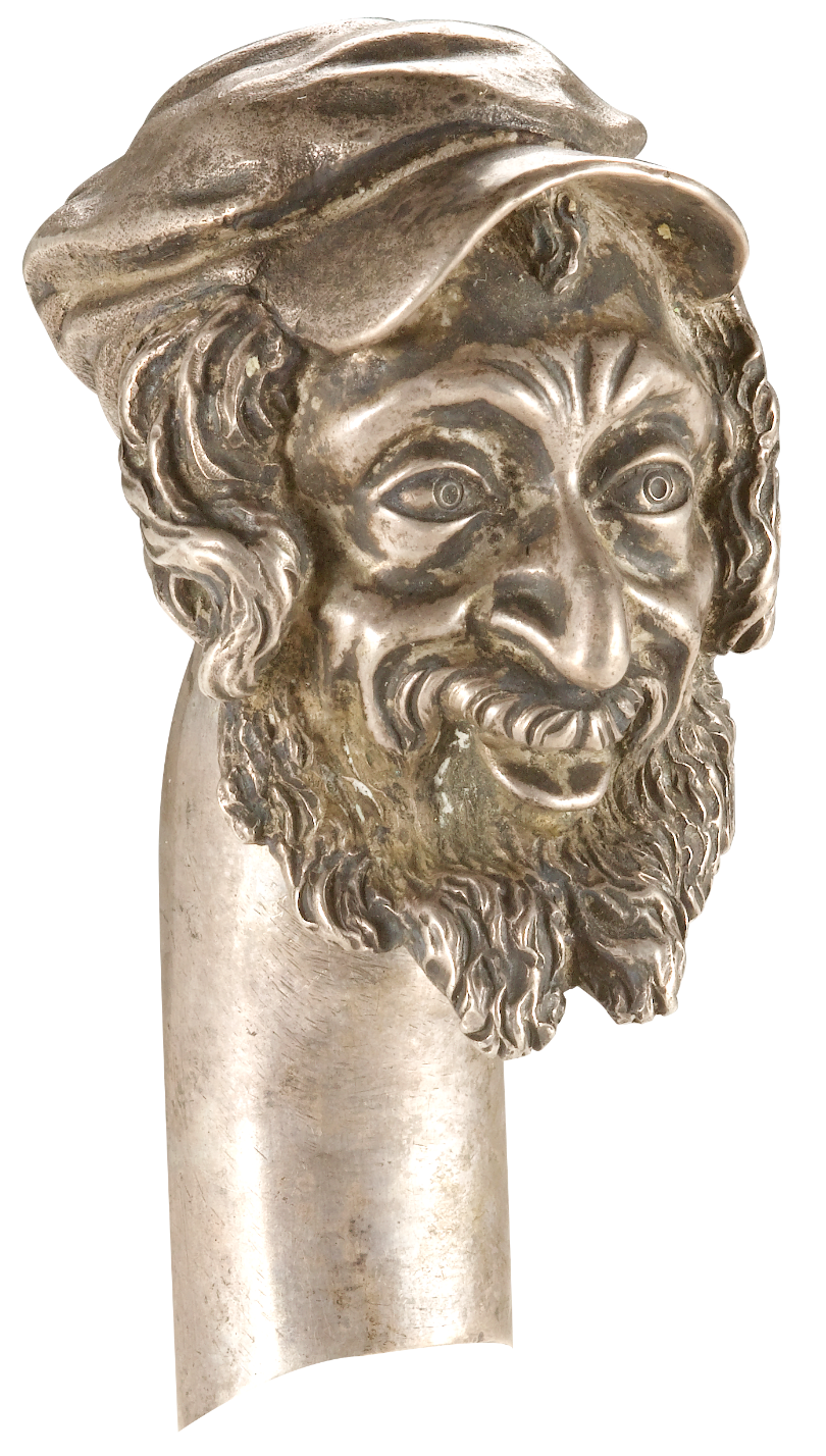 judaica silver can handle